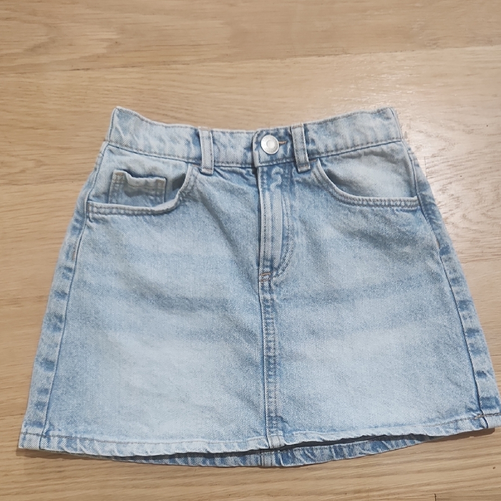 H&M Light Blue Denim Skirt
